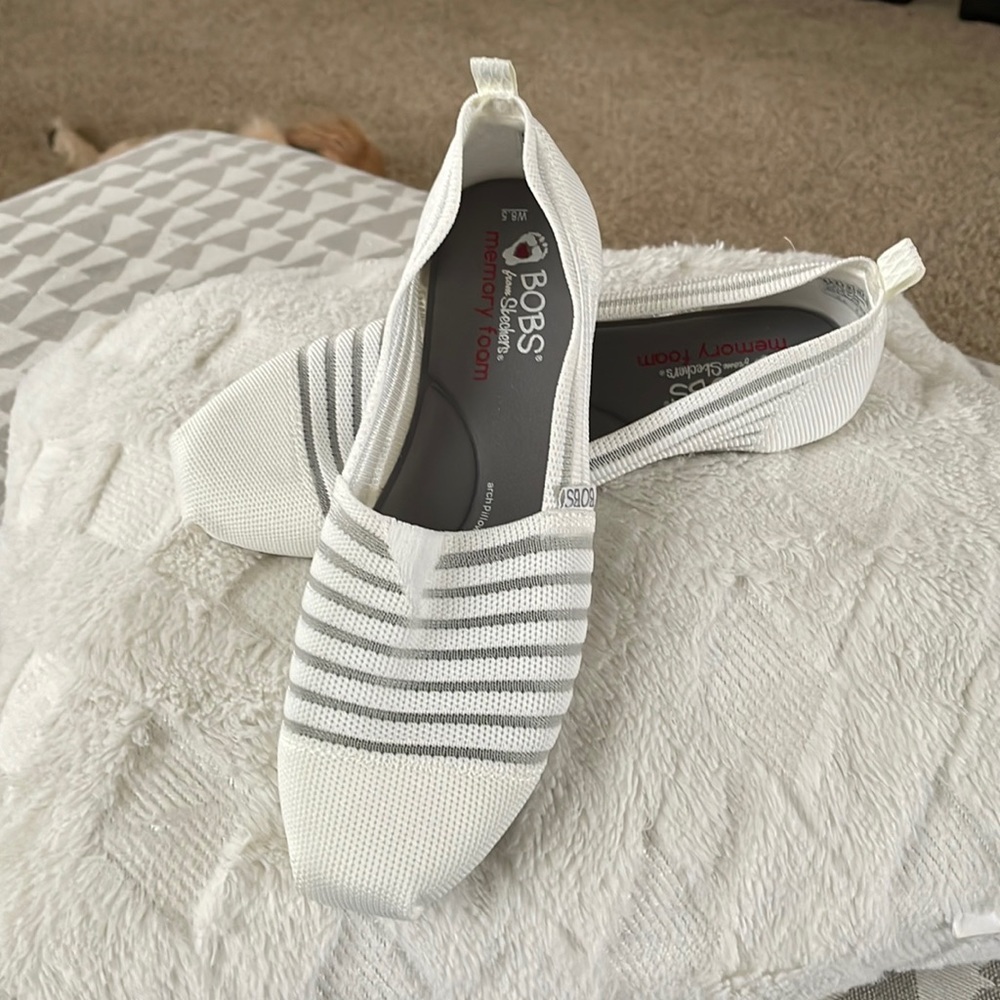 Bobs white, new loafers.  Sz 8.5